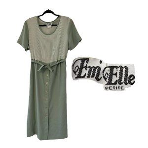 VINTAGE 90's Midi Dress with Buttons